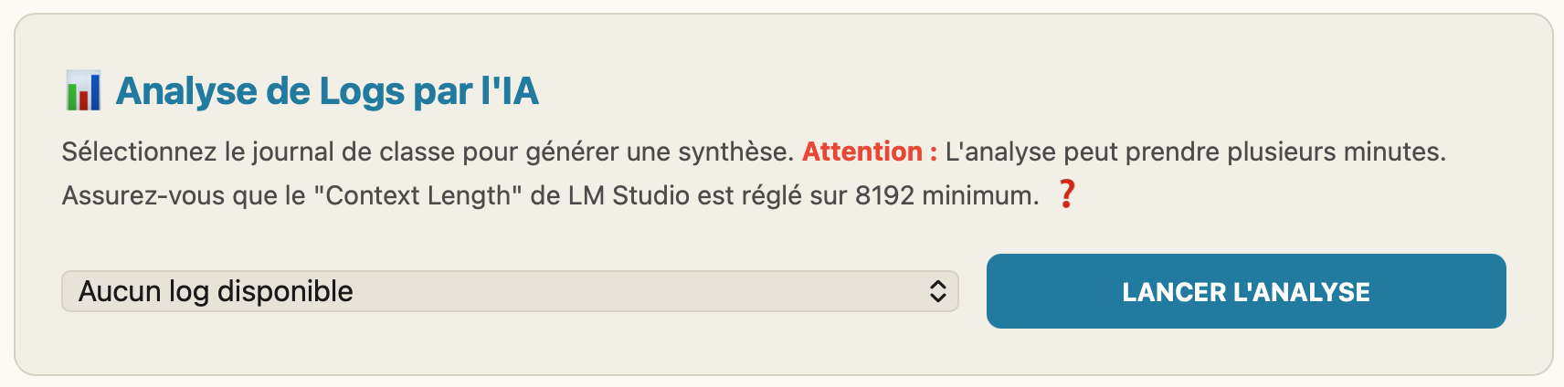 Analyse de logs par l'IA
