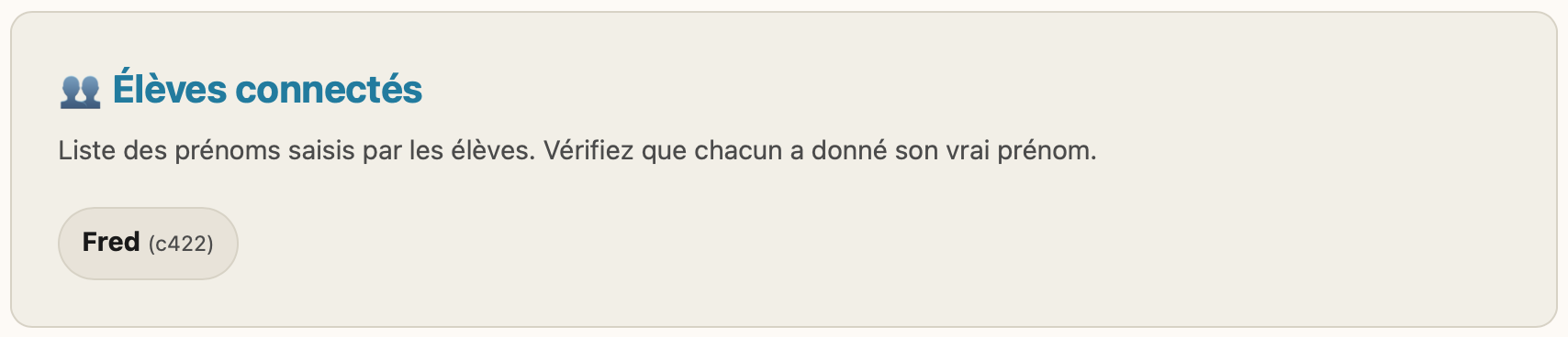 Élèves connectés
