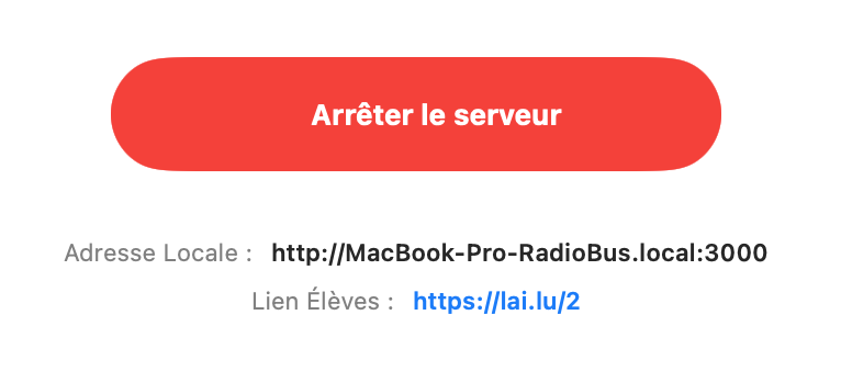 Serveur démarré dans Not To Be